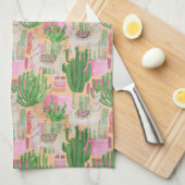 Colorful Waterverf Llama Pattern Theedoek (Quarter Fold)