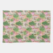 Colorful Waterverf Llama Pattern Theedoek (Horizontaal)