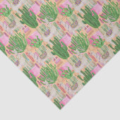 Colorful Waterverf Llama Pattern Tissuepapier (Detail)