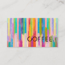 Colorful Waterverf Loyalty Coffee