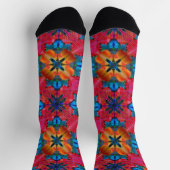 Colorful Waterverf Merry kerstpatroonSokken Sokken (Top)