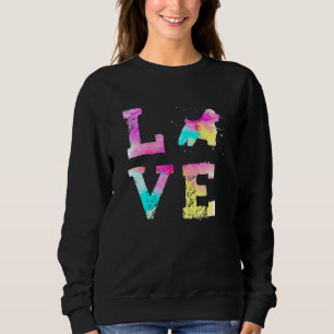 Colorful Waterverf Paint Norfolk Terrier Dog Love Trui