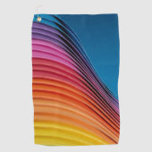 Colorful Wave Golfhanddoek (Voorkant)