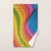 Colorful Wave Handdoek (Handdoek)