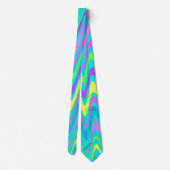 Colorful Waves Stropdas (Achterkant)