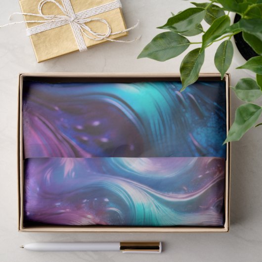 Colorful Waves Tissuepapier (Geschenk)