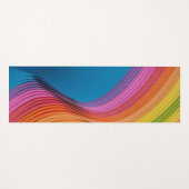 Colorful Waves Yogamat (Voorkant (horizontaal))