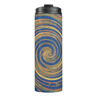 Colorful Weave Twirl Pattern Thermosbeker