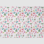 Colorful Whimsical Christmas Tissuepapier (Voorkant)