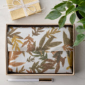 Colorful Whimsical Herfst Autumn Rustic Leaves Tissuepapier (Geschenk)