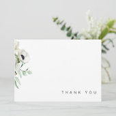 Colorful White Floral Spray Funeral Bedankt (Staand voorkant)