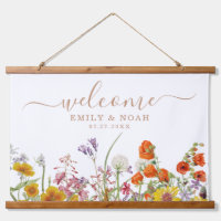 Colorful Wild Flowers Country Weddenschap Welkom