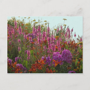 Colorful Wild Flowers DIY Briefkaart