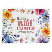 Colorful Wildflower birthday  Groot Cadeauzakje (Voorkant)