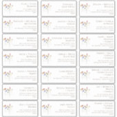 Colorful Wildflower | Guest Address Labels (Voorkant)