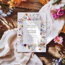 Colorful Wildflower Wedding