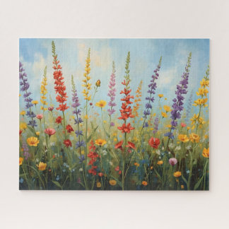 Colorful Wildflowers in the Meadow  Legpuzzel