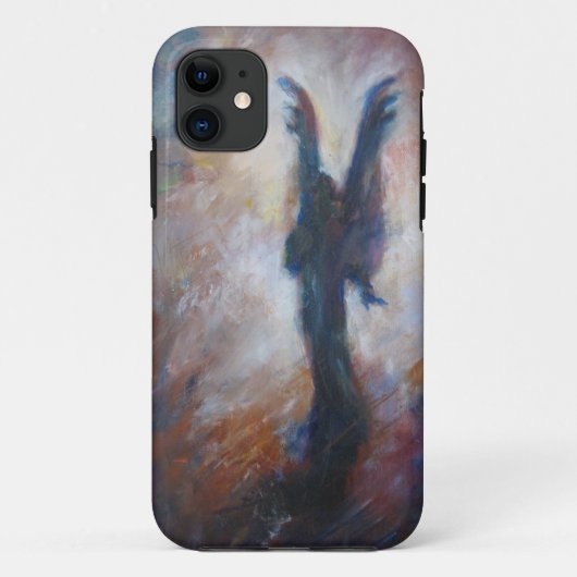 Colorful Wind Angel iPhone Case (Achterkant)