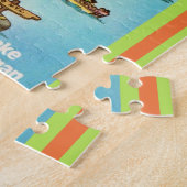 Colorful Wisconsin Postcard 11x14 Legpuzzel (Zijkant)