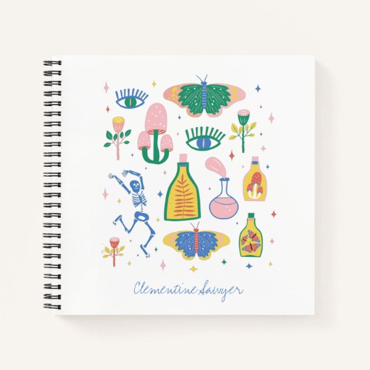 Colorful Witchy Magic Potion Persoonlijk Notitieboek (Voorkant)