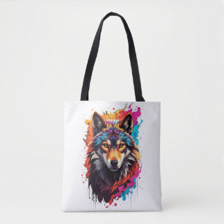 Colorful Wolf Draagtas