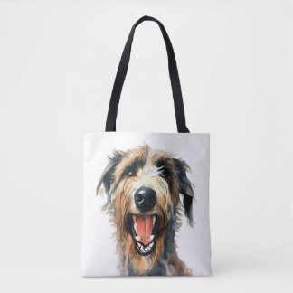 Colorful Wolfhound | Cute hound Draagtas