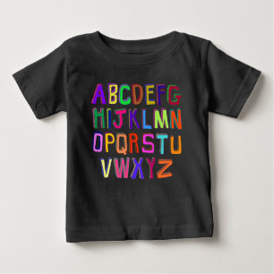 Colorful Wonky Alphabet Letters