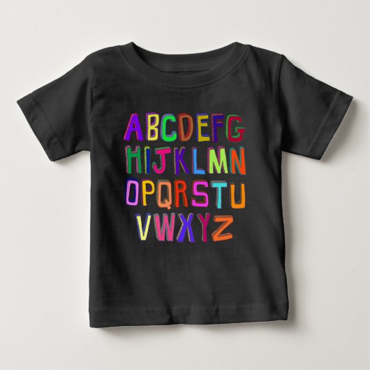 Colorful Wonky Alphabet Letters (Voorkant)