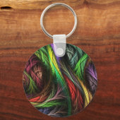 Colorful Wool-Effect Pattern Sleutelhanger (Voorkant)