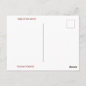 Colorful World Flags Briefkaart (Achterkant)