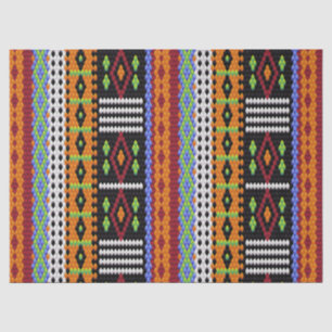 Colorful Woven Design Tissuepapier