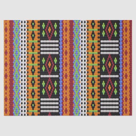 Colorful Woven Design Tissuepapier (Voorkant)