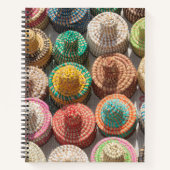 Colorful Woven Petten Notitieboek (Voorkant)