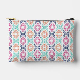 Colorful X geometric ikat-style vertical pattern Etui