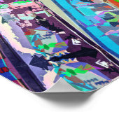 Colorful X Grafisch Poster (Hoek)