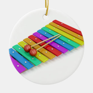 Colorful xylophone keramisch ornament