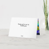 Colorful Yes Graffiti Art Note Birthday Kaart (Achterkant)