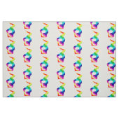 Colorful Yoga Art Stof (Fat Quarter)