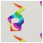 Colorful Yoga Art Stof (Close Up)