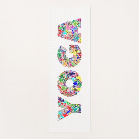 Colorful Yoga - Yogamat (Voorkant)