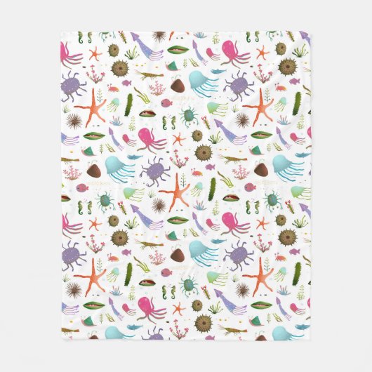 Colorful Zee Life Fleece Deken (Voorkant)