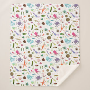 Colorful Zee Life Sherpa Deken