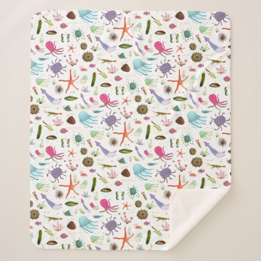 Colorful Zee Life Sherpa Deken (Voorkant)