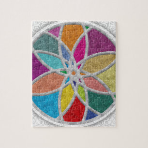 Colorful Zen Mandala Legpuzzel