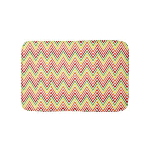 Colorful Zigzag Chevron Pattern Badmat