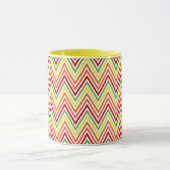 Colorful Zigzag Chevron Pattern Mok (Midden)
