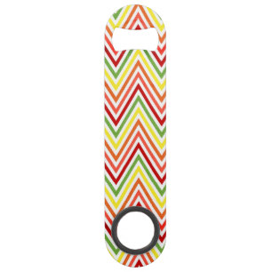 Colorful Zigzag Chevron Pattern Speed Flessenopener