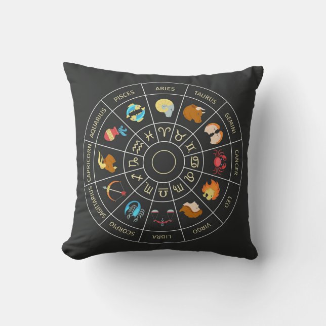Colorful Zodiac Kussen (Voorkant)