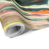 ColorfulFunky Abstracte achtergrond Cadeaupapier (Rol Hoek)