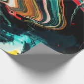 ColorfulFunky Abstracte achtergrond Cadeaupapier (Hoek)